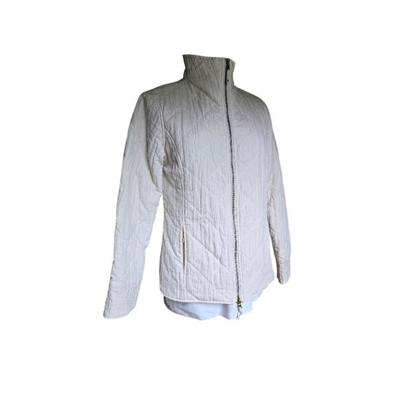 Cream Quilted Jacket - Picture 1 of 6